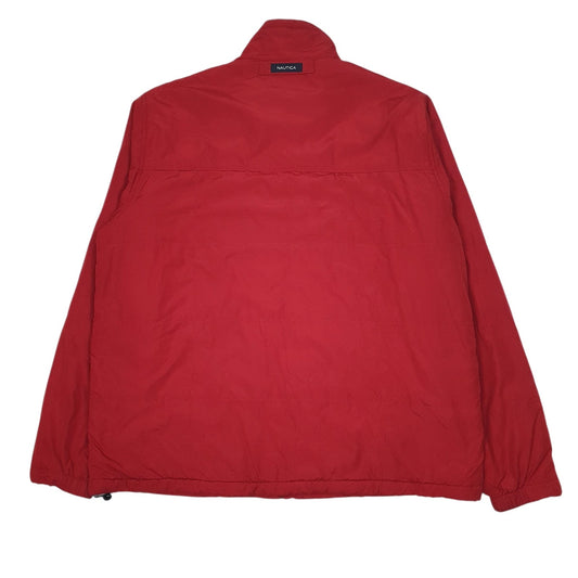 Mens Red Nautica Fleece Lined  Coat