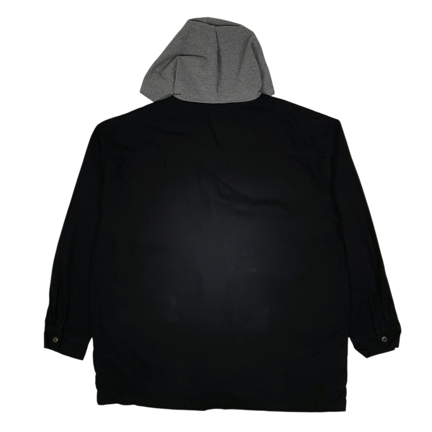 Mens Black Wrangler Windbreaker Chore Hoodie  Coat