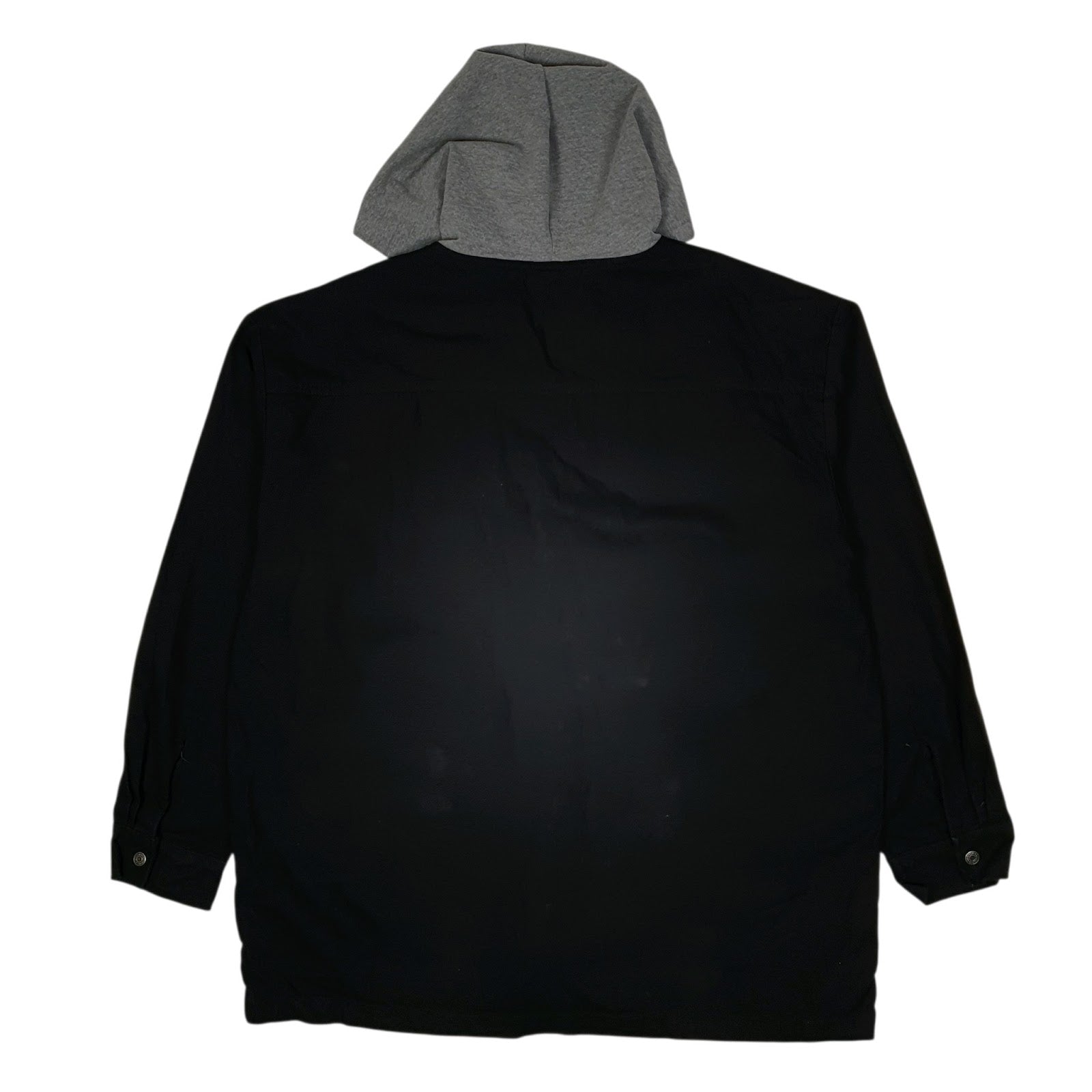 Mens Black Wrangler Windbreaker Chore Hoodie  Coat