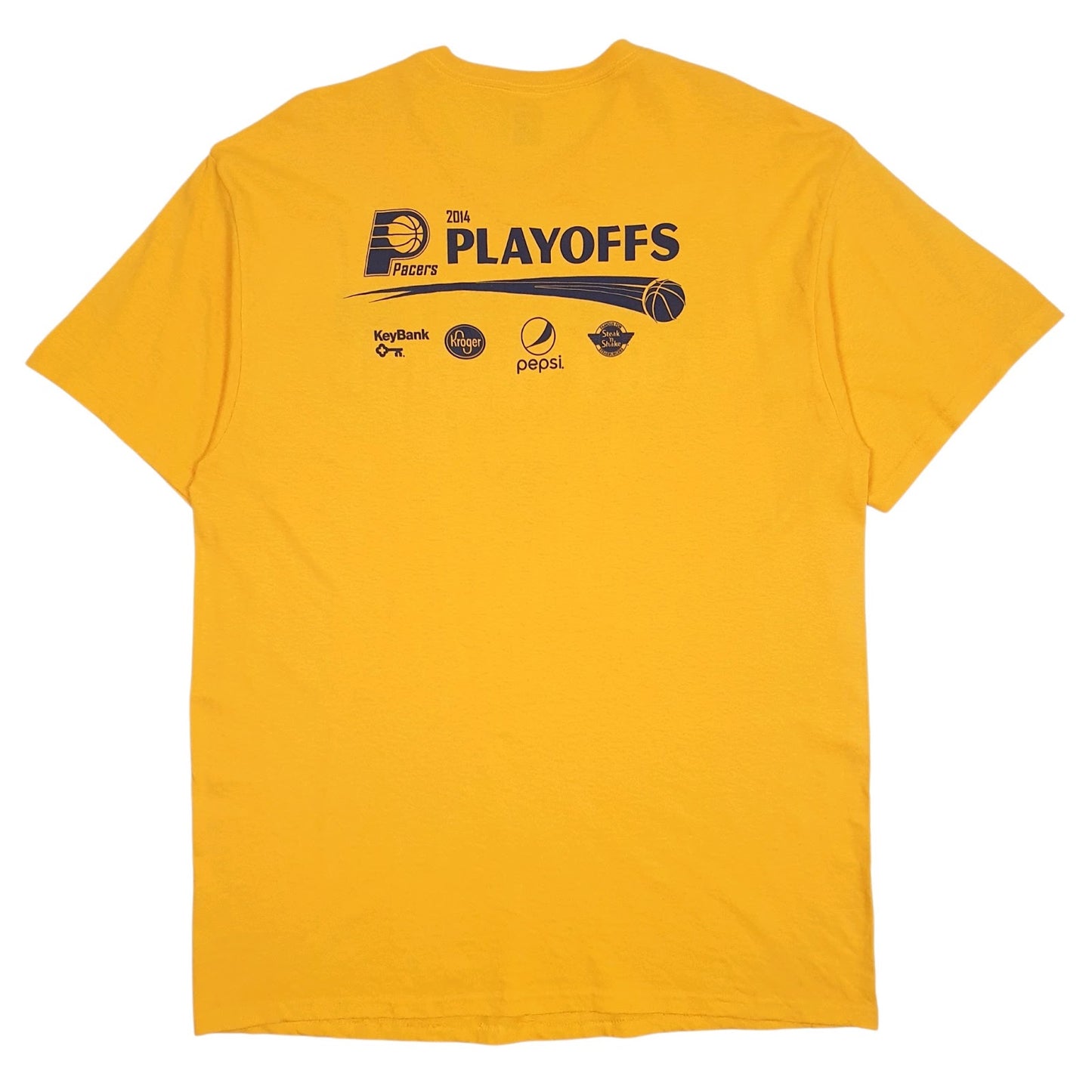 Mens Yellow Delta Blue Collar Gold Swagger  T Shirt