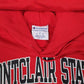 Mens Red Champion Montclair State University Hoodie Jumper