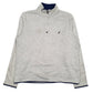 Mens Grey Nautica  Quarter Zip Jumper