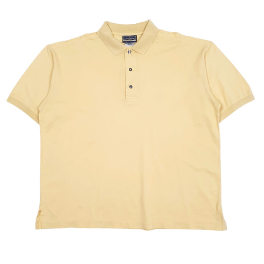 Mens Yellow Outer Banks  Short Sleeve Polo Shirt