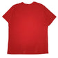 Mens Red Reebok Spellout  T Shirt