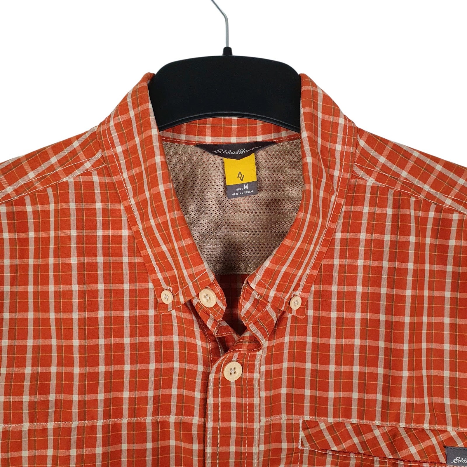 Mens Orange Eddie Bauer   Shirt