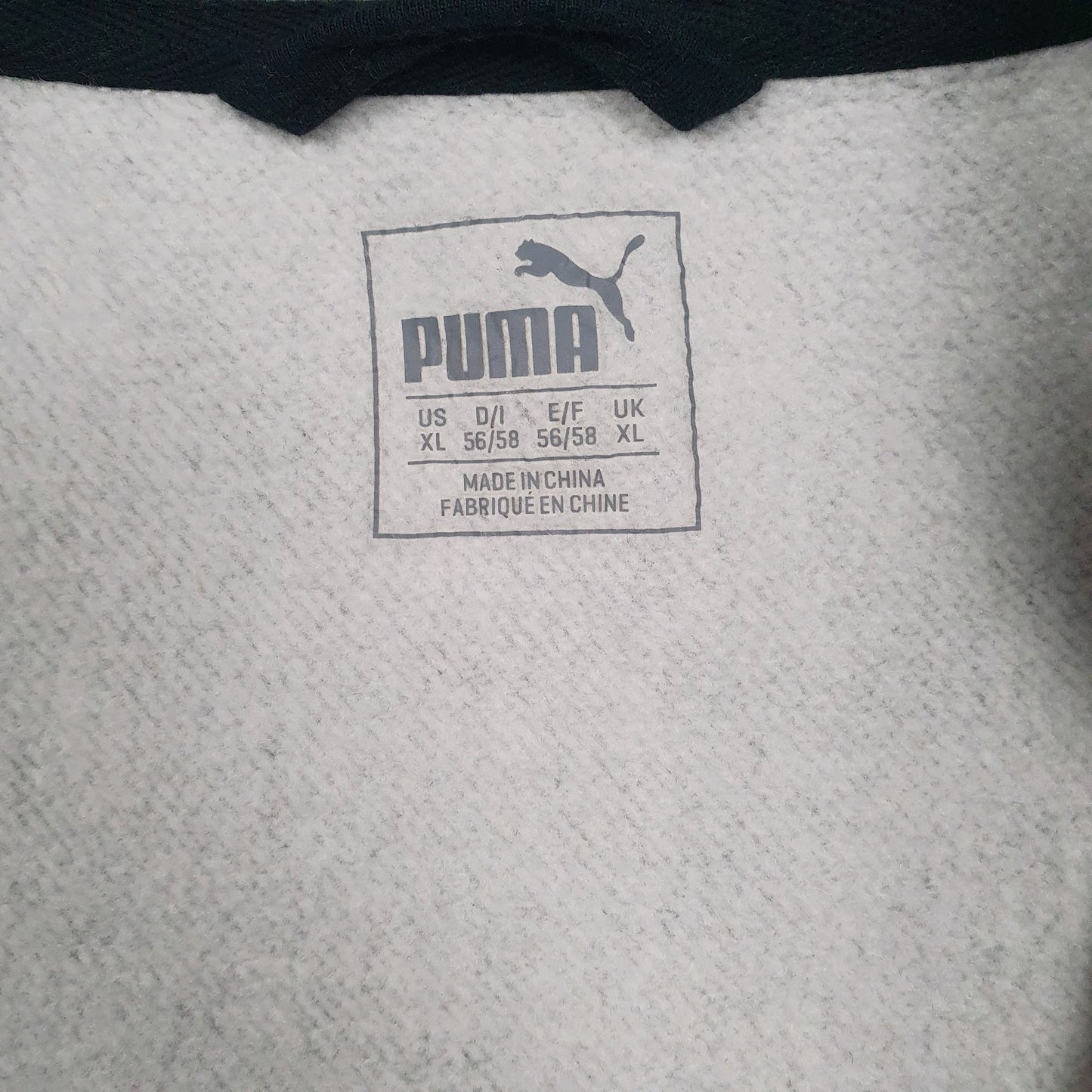 Mens Grey Puma  Full Zip Jumper