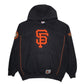 Mens Black Majestic San Francisco Giants Baseball Hoodie Jumper