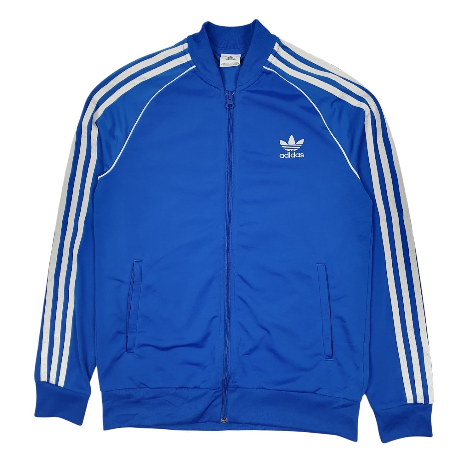 Mens Blue Adidas Originals Track Top Full Zip Jumper