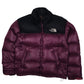 Mens Purple The North Face Nuptse Retro 1996  Coat