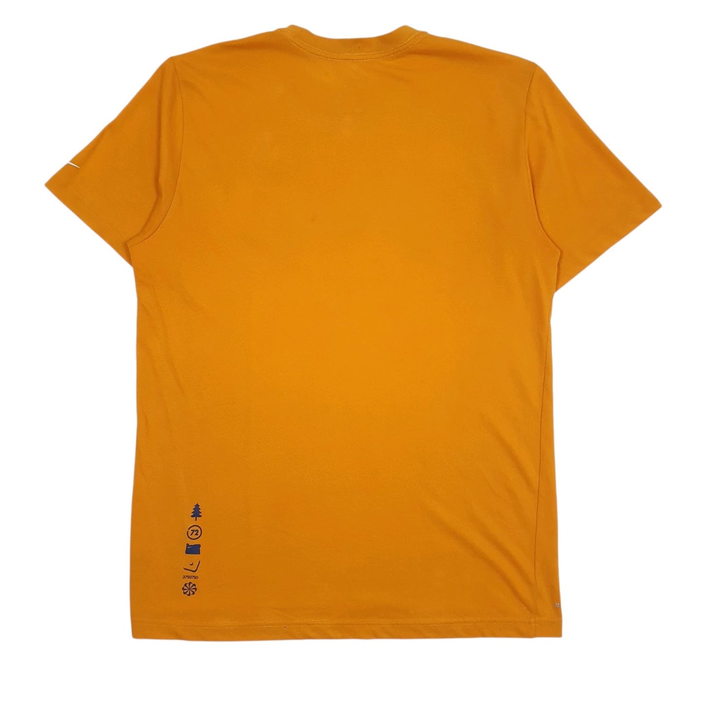 Mens Orange Nike Dri-Fit  T Shirt