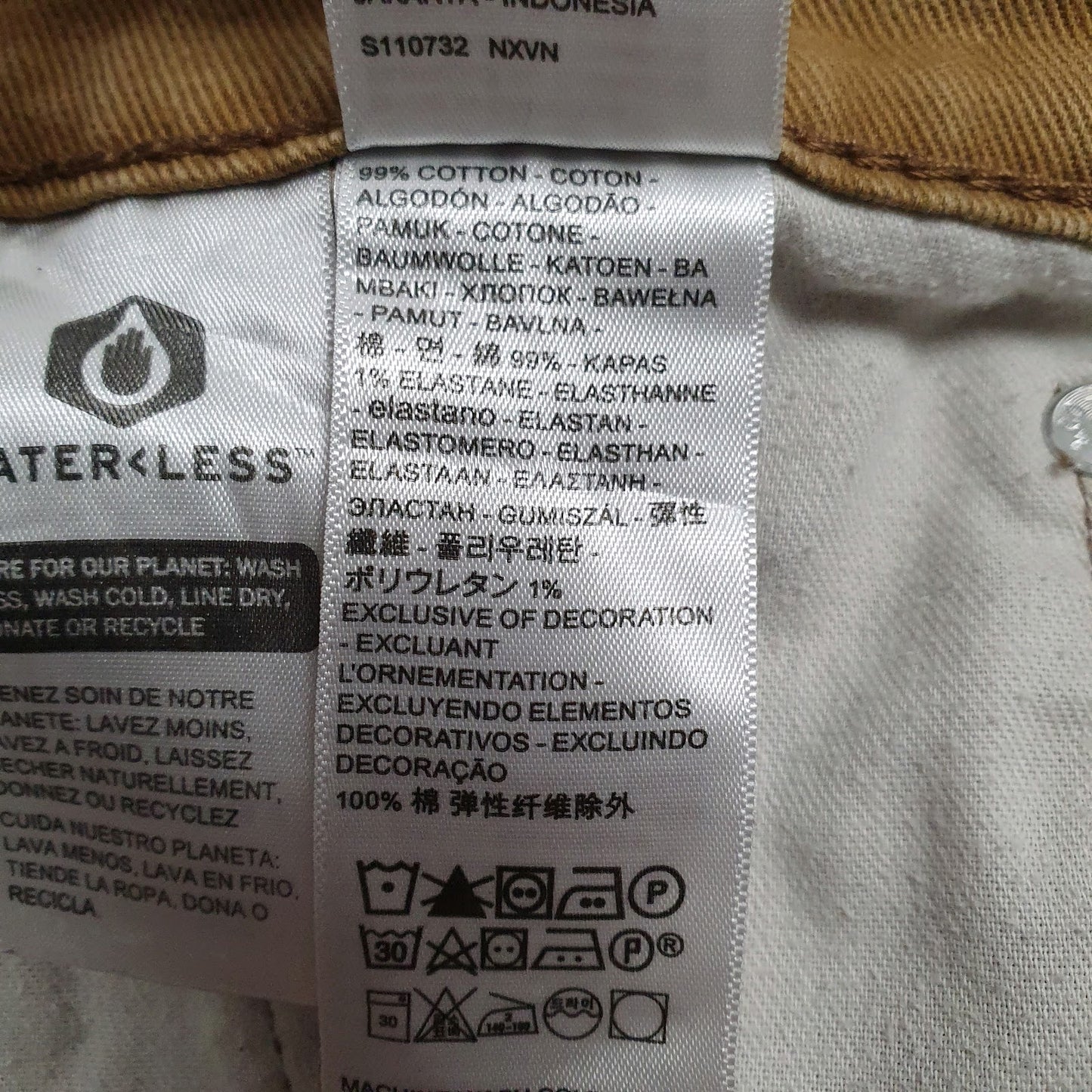 Mens Brown Levis   Jeans