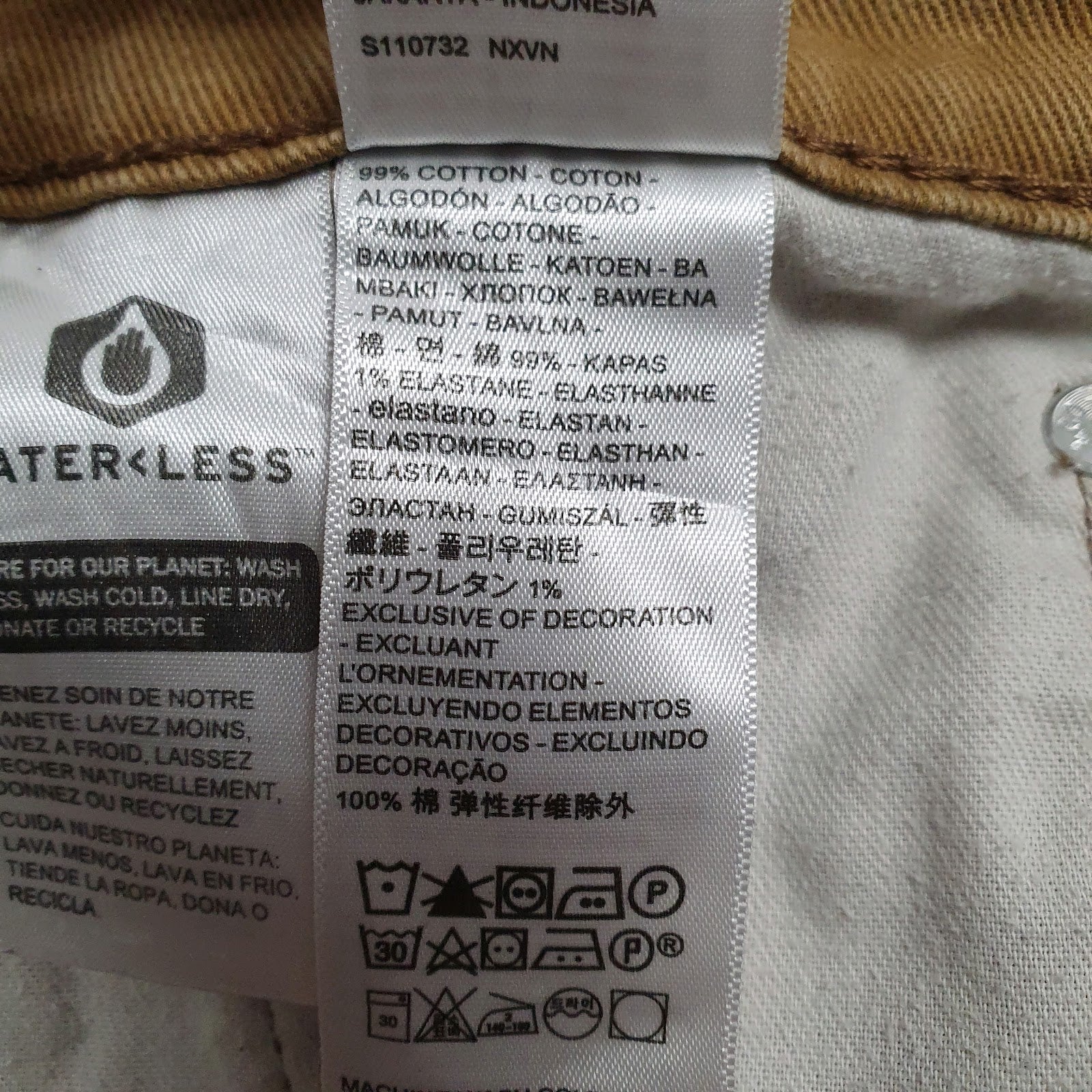 Mens Brown Levis   Jeans