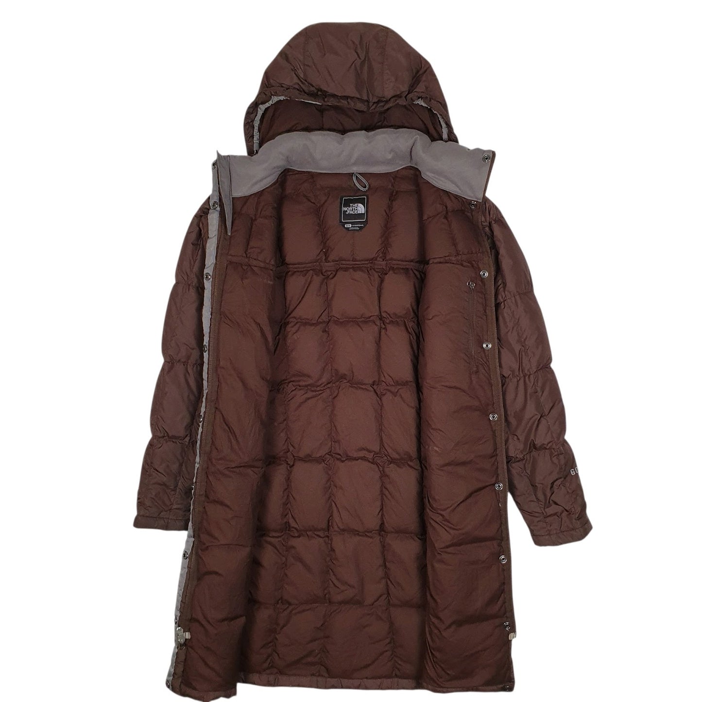 Womens Brown The North Face Longline Parka Trench 600  Coat