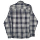 Mens Grey L.L.Bean Flannel  Shirt