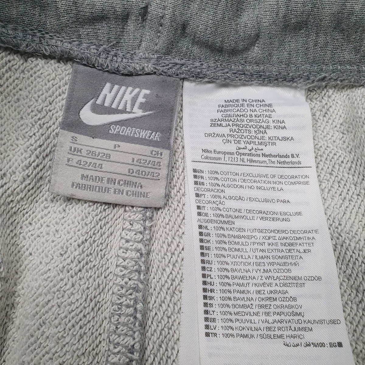 Mens Grey Nike Vintage 00s  Trousers