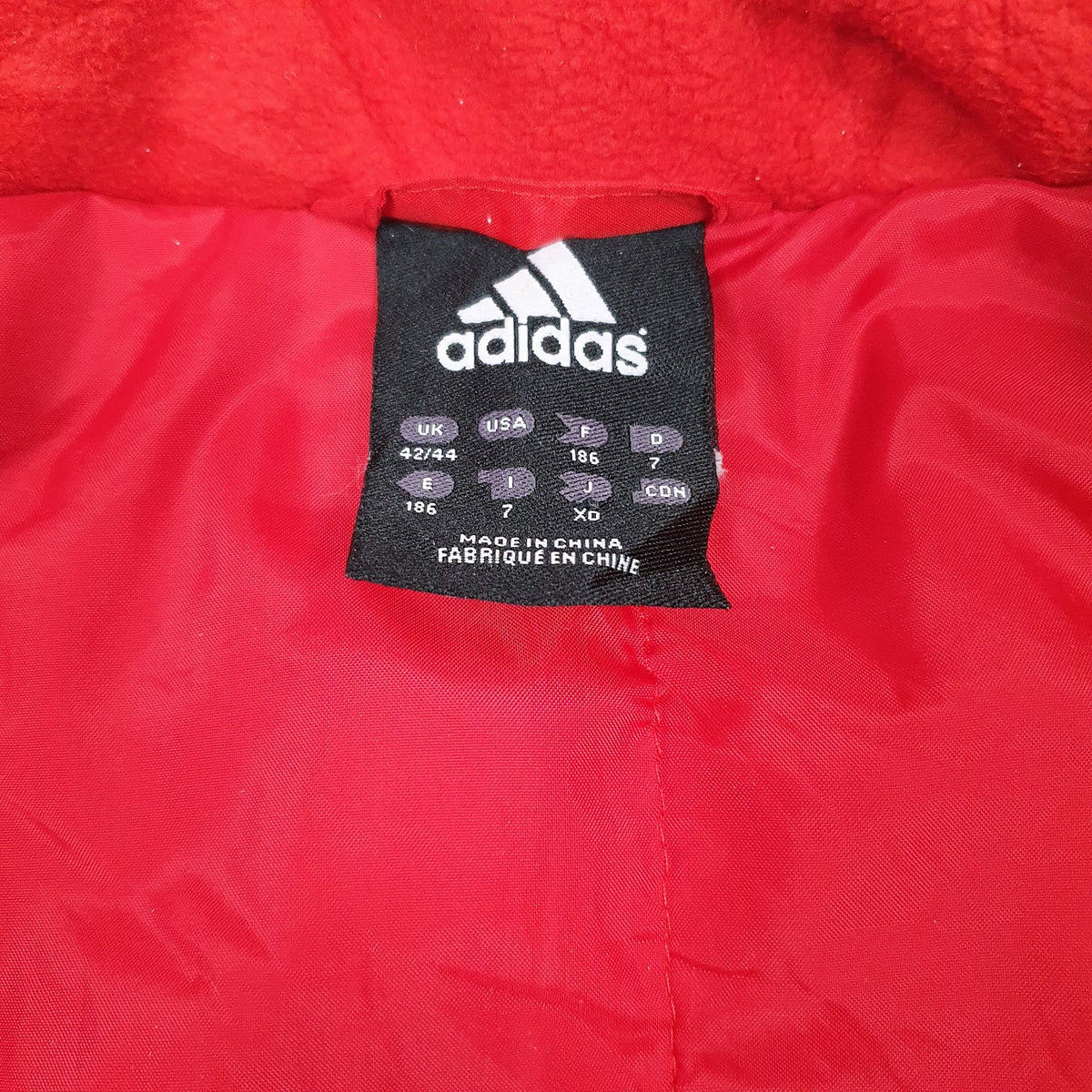 Mens Red Adidas FC Bayern Munchen  Coat