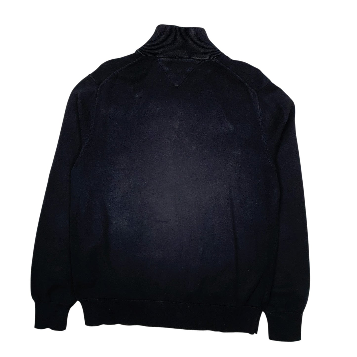 Mens Navy Tommy Hilfiger  Quarter Zip Jumper
