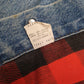 Mens Blue Levis Vintage 90s Blanket Lined Type 3 Trucker Full Zip Coat