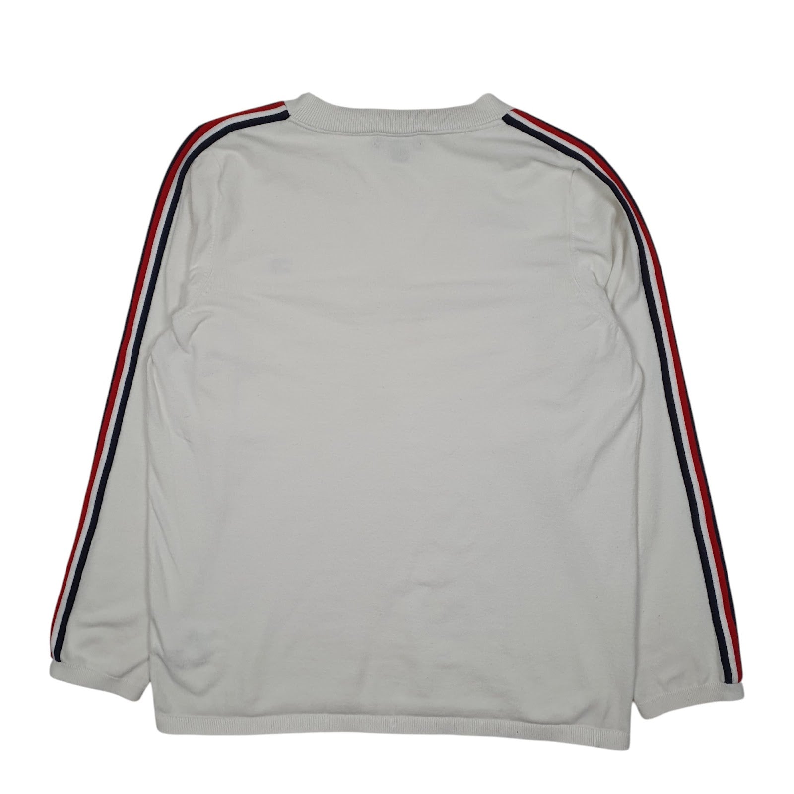 Womens White Tommy Hilfiger  V Neck Jumper