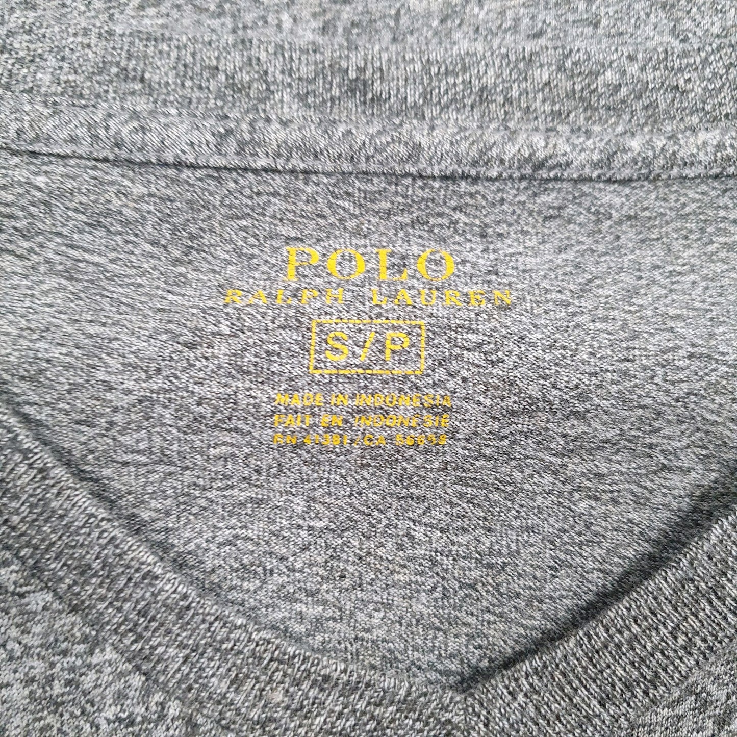 Mens Grey Polo Ralph Lauren   T Shirt