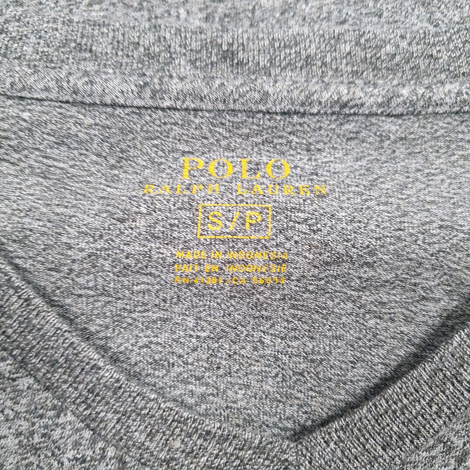Mens Grey Polo Ralph Lauren   T Shirt