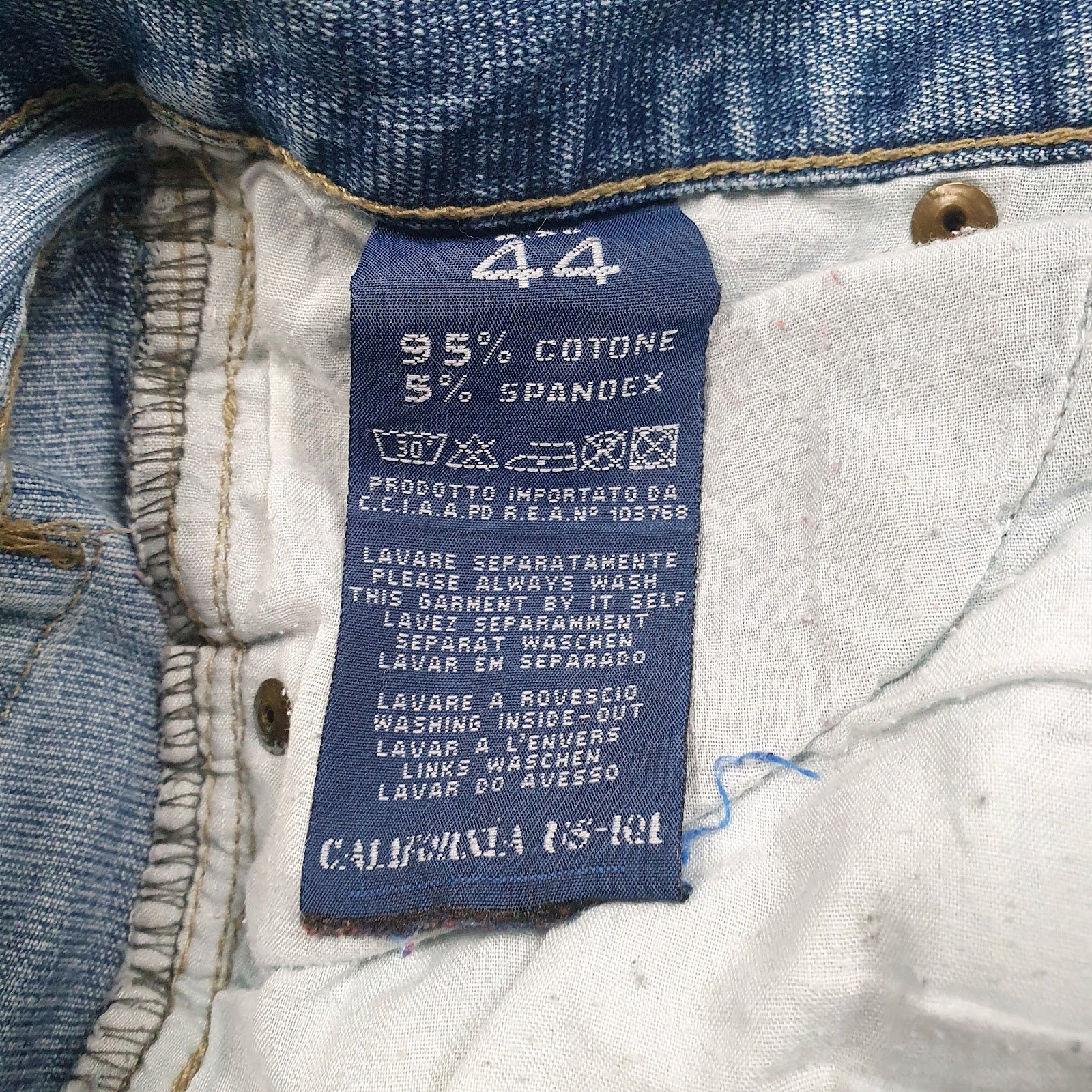 Womens Blue California US-101   Jeans