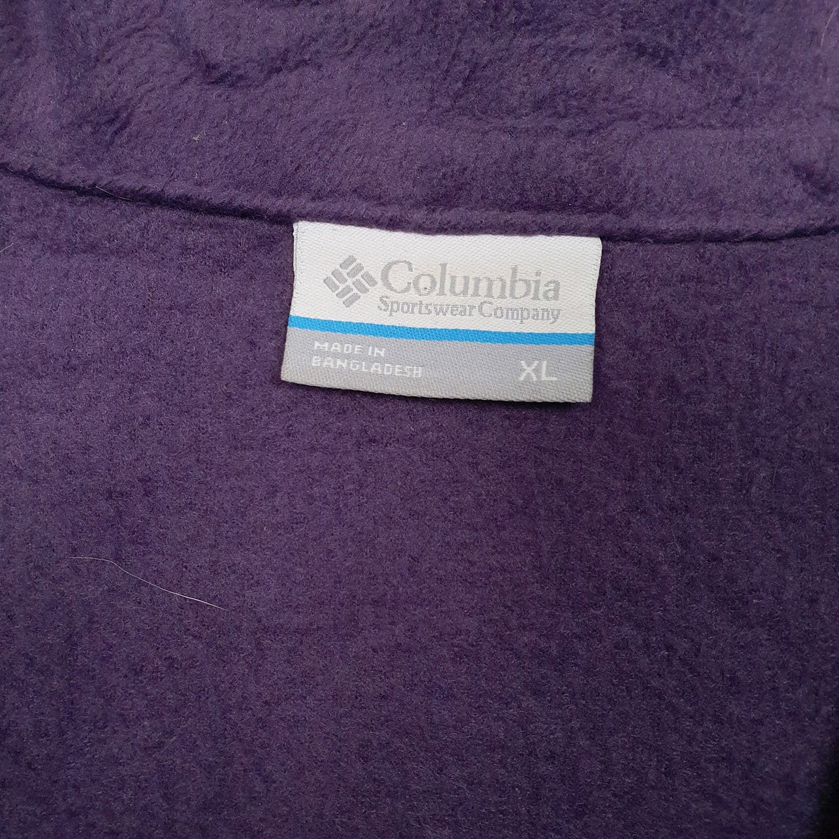 Womens Purple Columbia Sportswear Short  Gilet Jumper