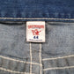 Mens Blue True Religion  Full Zip Jeans