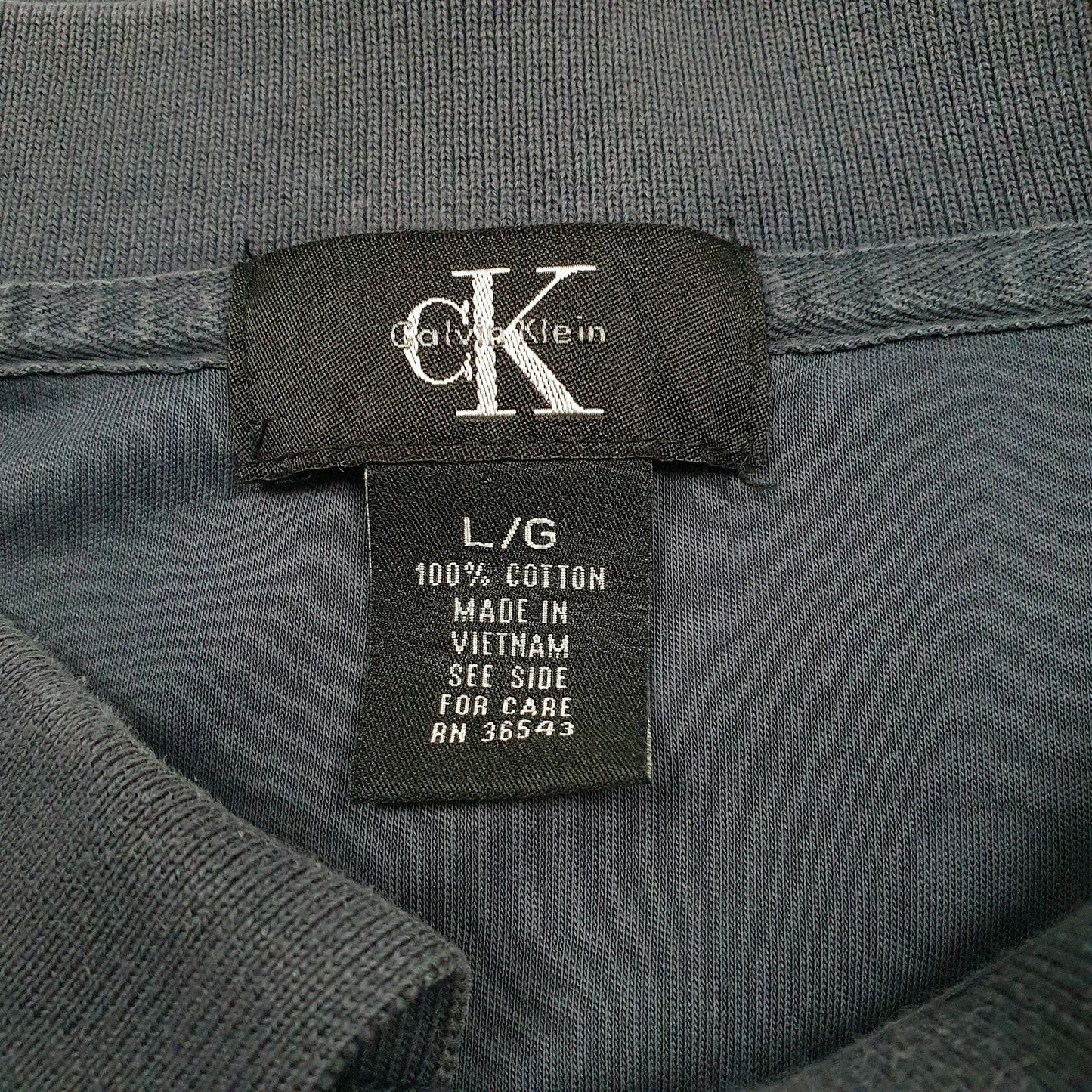 Mens Navy Calvin Klein   Polo Shirt