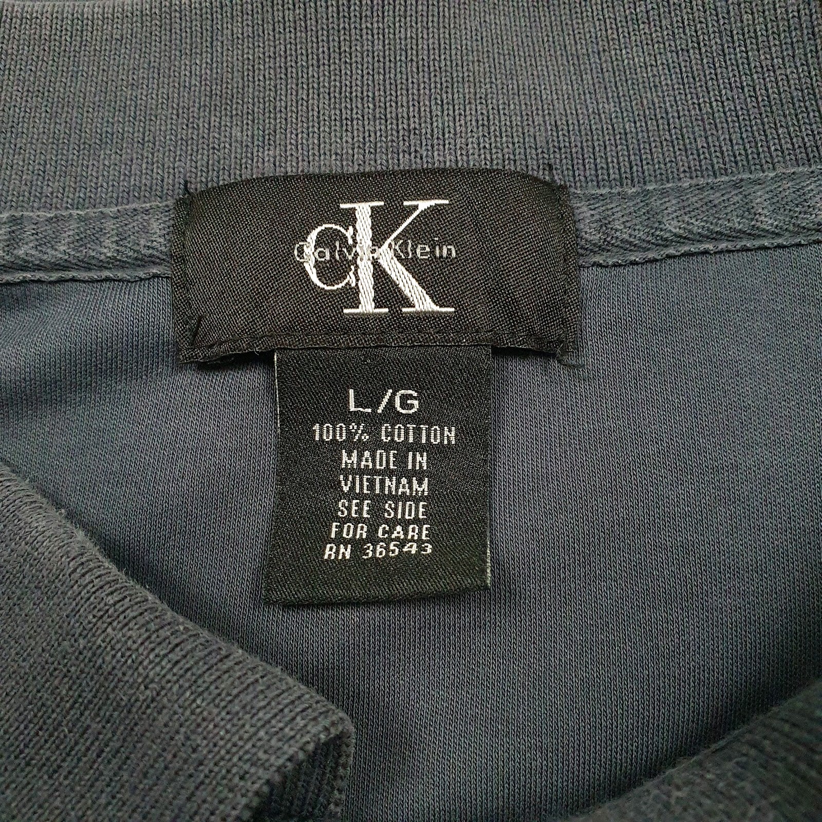 Mens Navy Calvin Klein   Polo Shirt