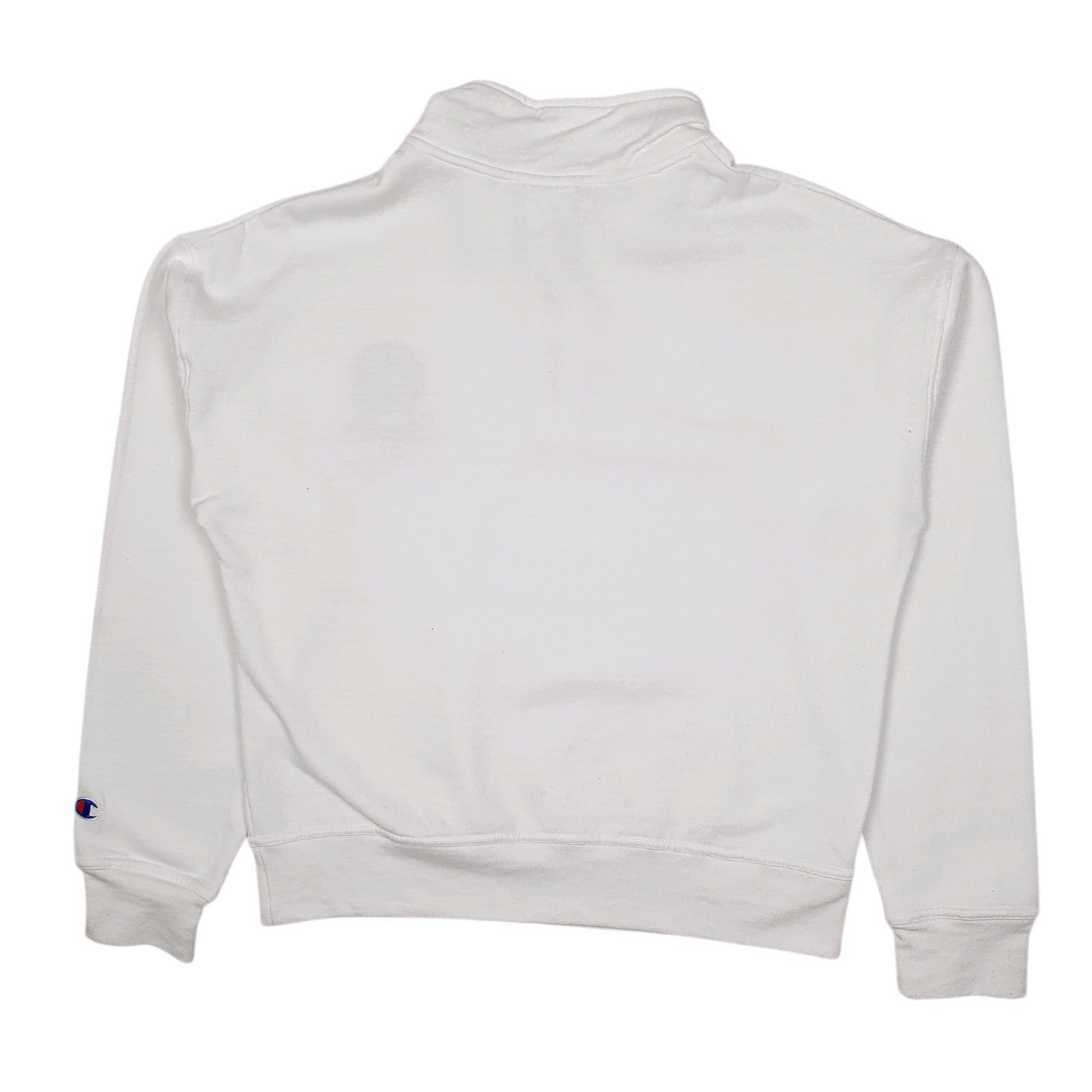 Womens White Champion Yellowstone National Park Quarter Zip Jumper