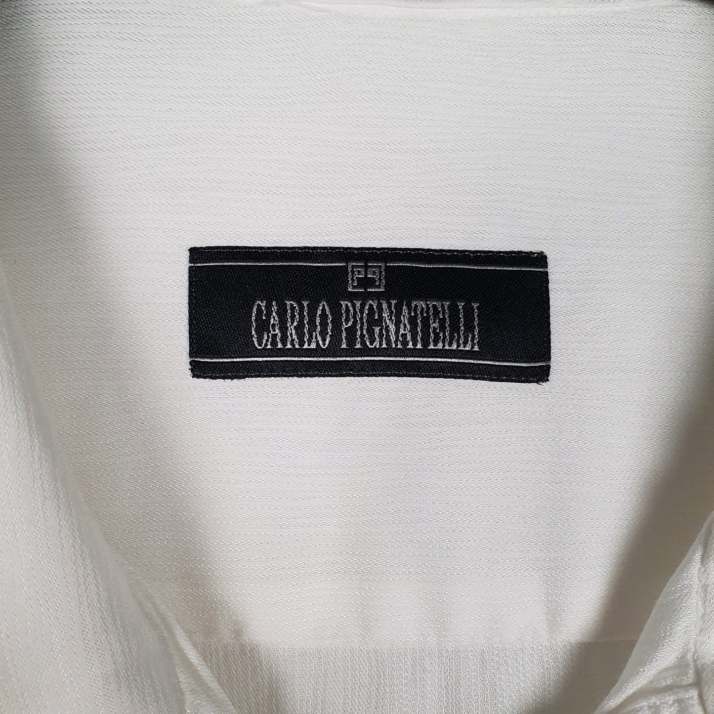 Mens White Carlo Pignatelli   Shirt