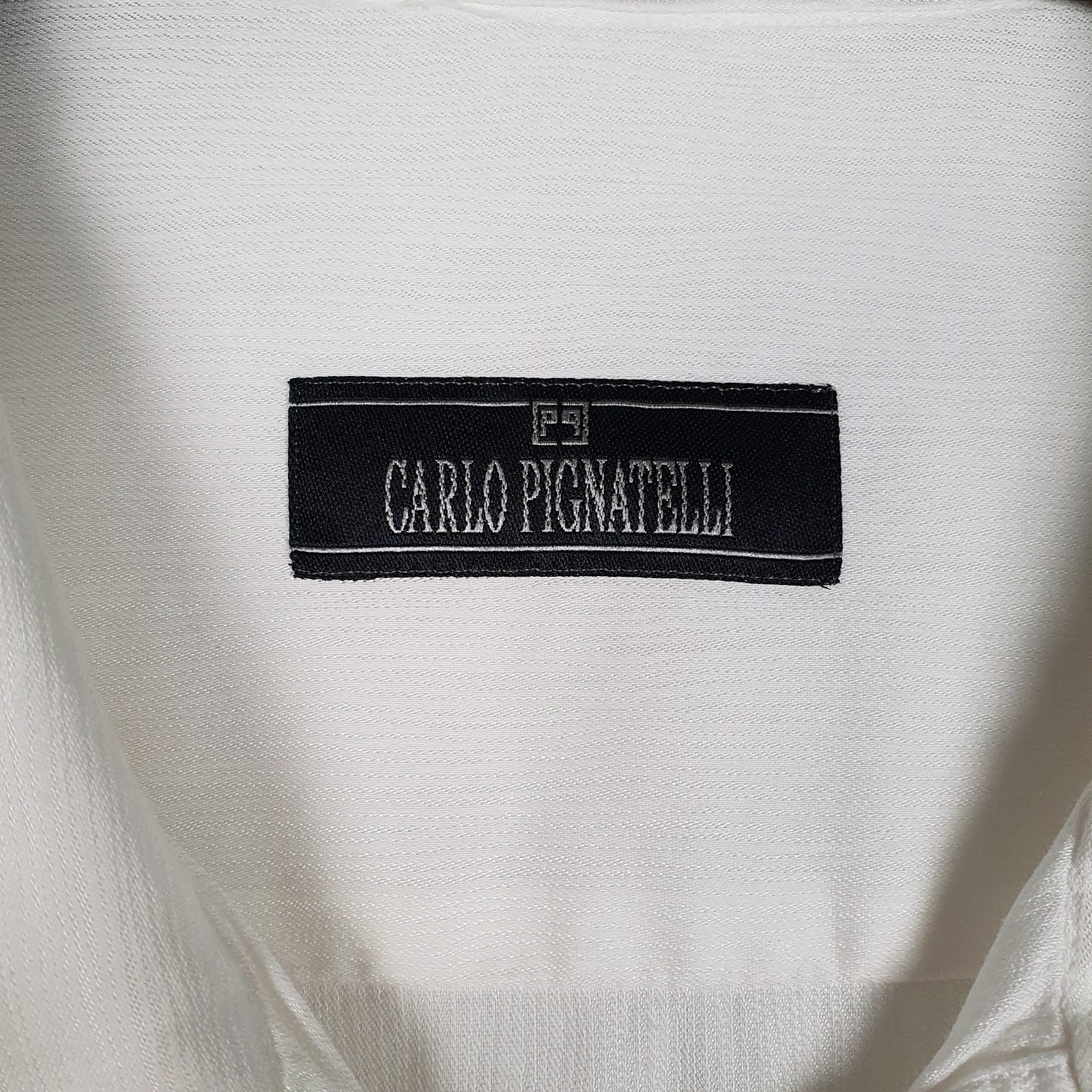 Mens White Carlo Pignatelli   Shirt