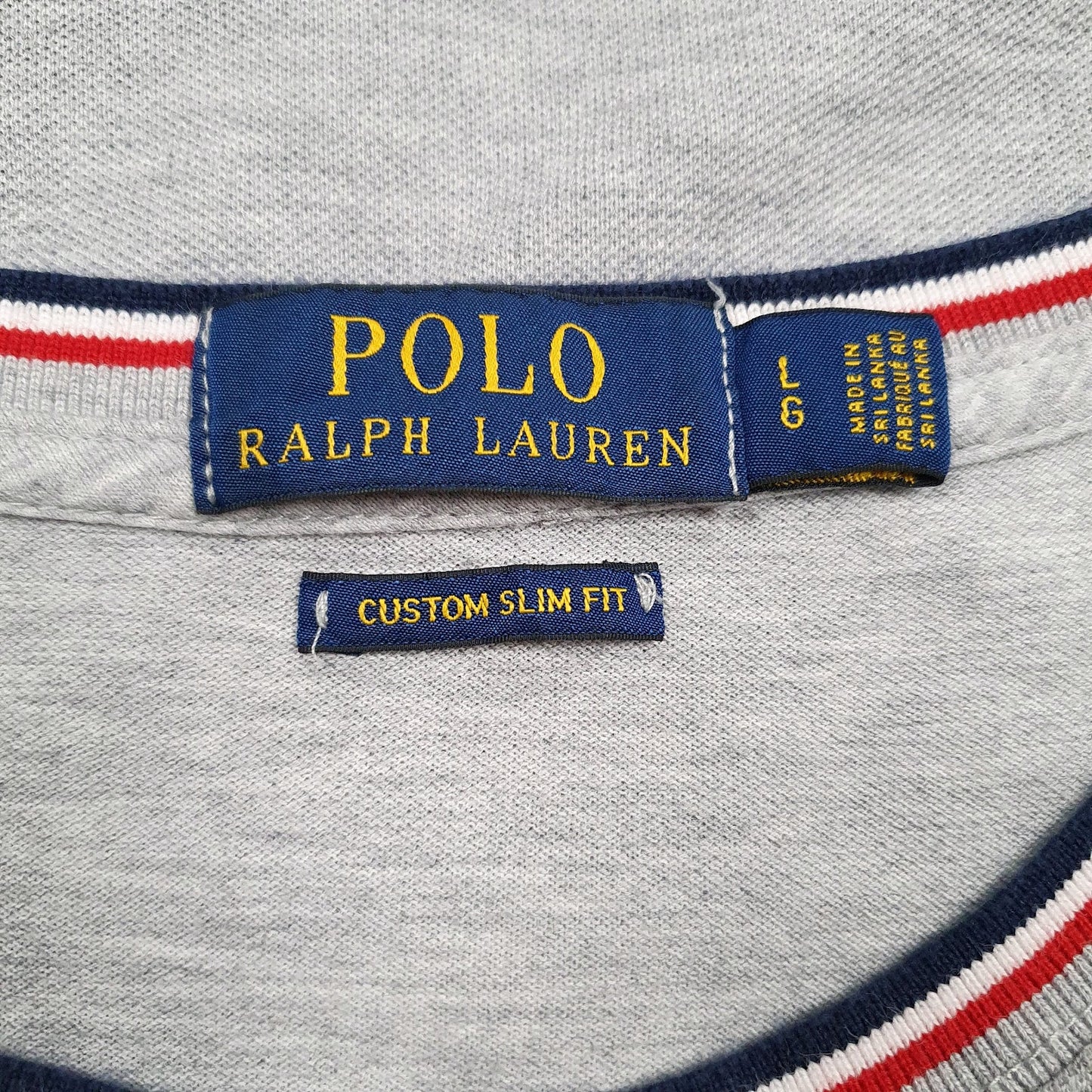 Mens Grey Polo Ralph Lauren   T Shirt