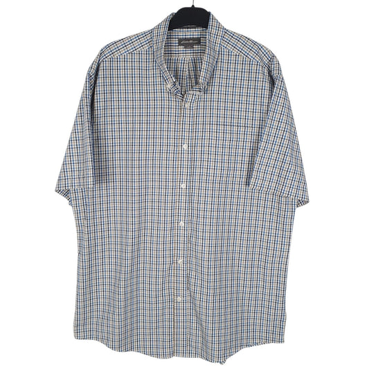 Mens White Eddie Bauer  Short Sleeve Shirt
