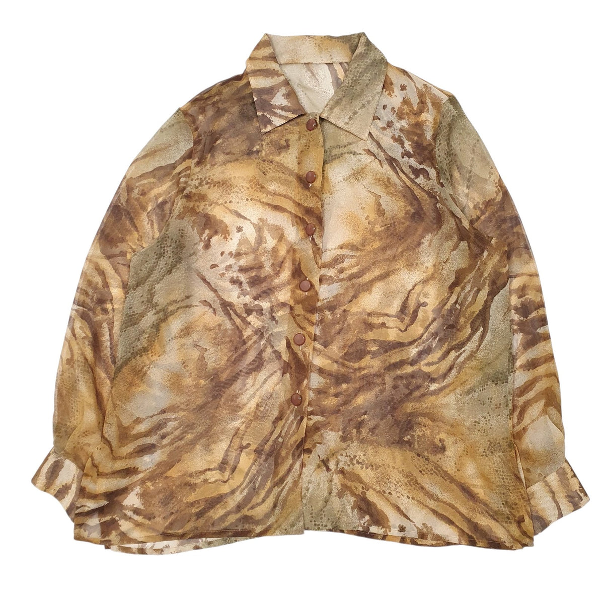 Womens Brown Unbranded  Long Sleeve Shirt