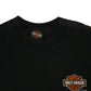 Mens Black Harley Davidson Jamaica Turtle Neck T Shirt