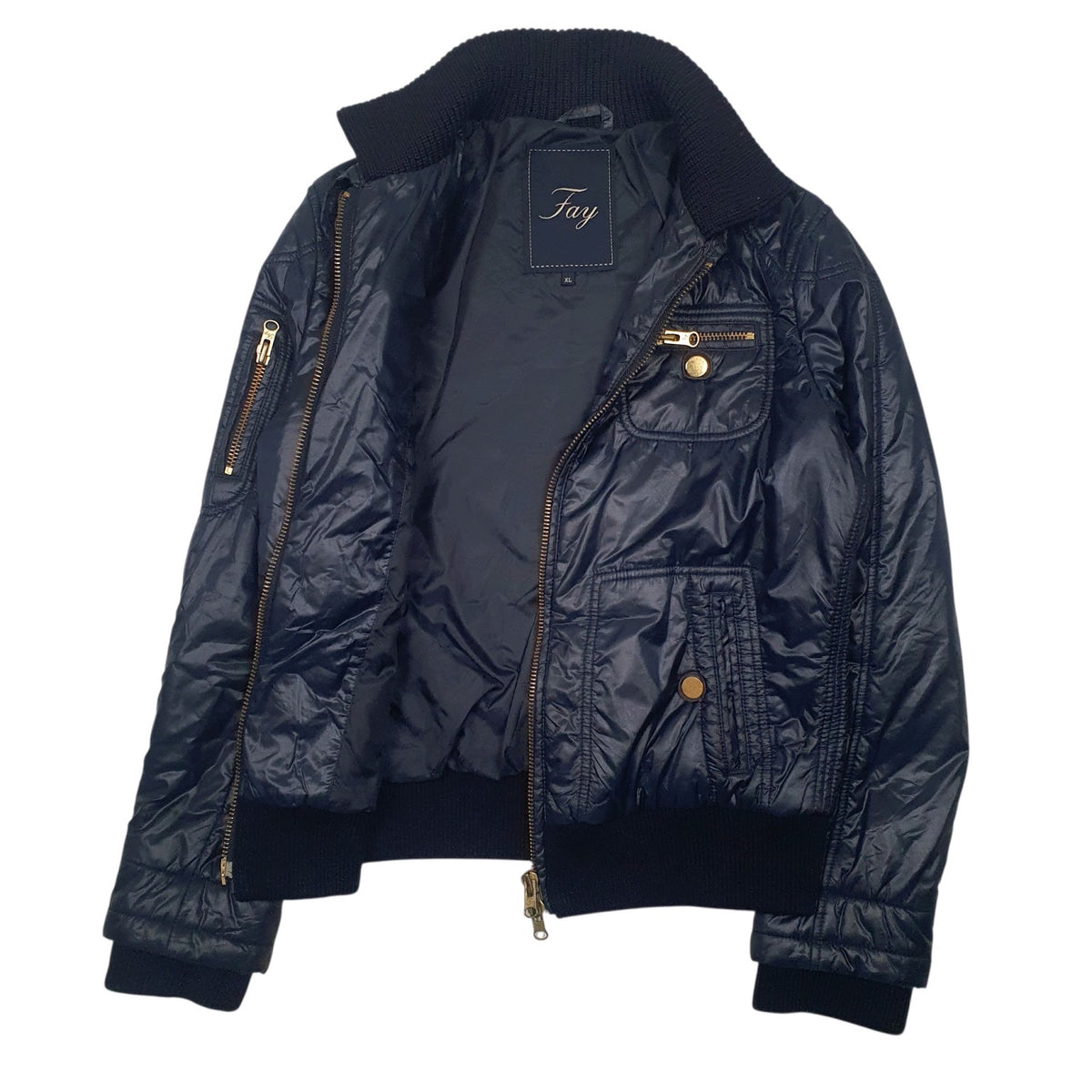 Womens Navy Fay   Coat