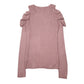 Womens Pink Hippie Rose  Crewneck Jumper
