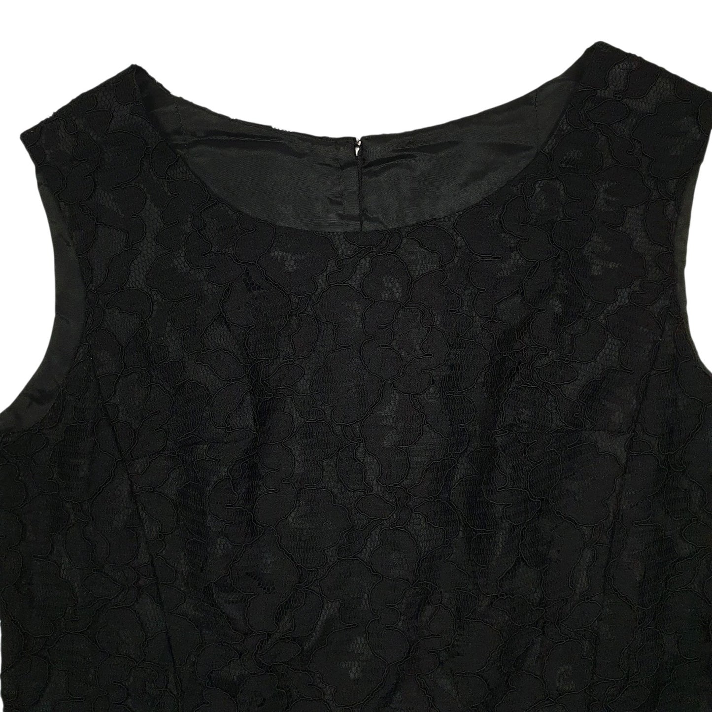 Womens Black Unbranded Chiffon Evening Occasion  Dress