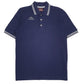 Mens Navy Kappa  Short Sleeve Polo Shirt