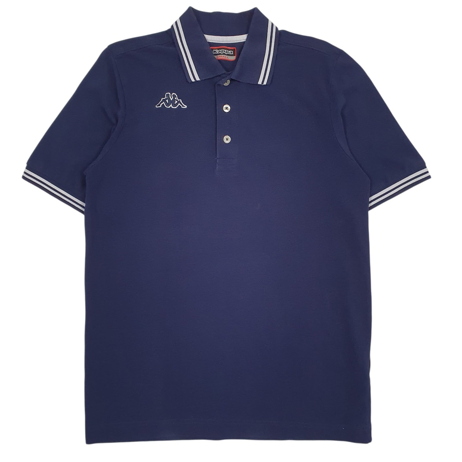 Mens Navy Kappa  Short Sleeve Polo Shirt