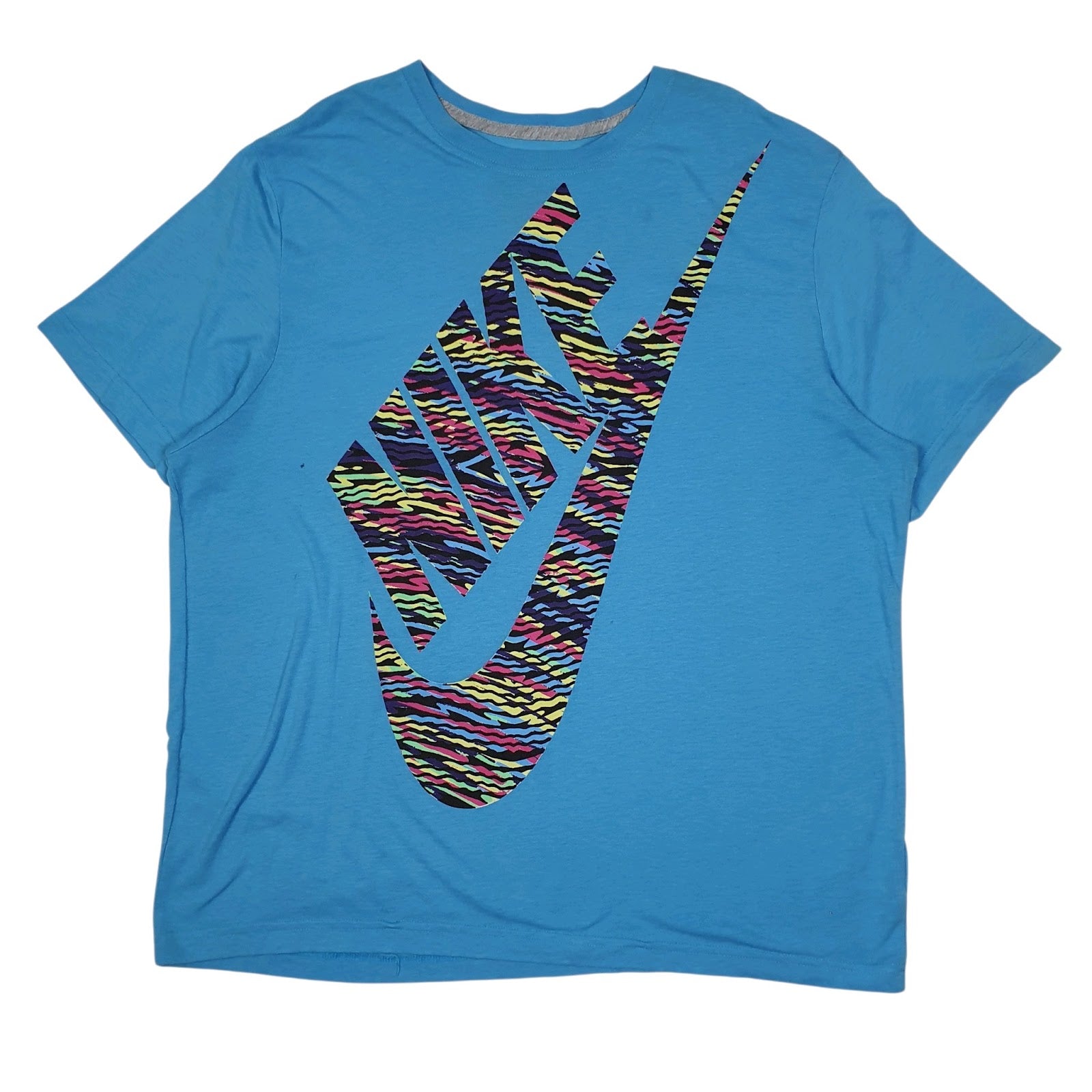 Mens Blue Nike  Short Sleeve T Shirt