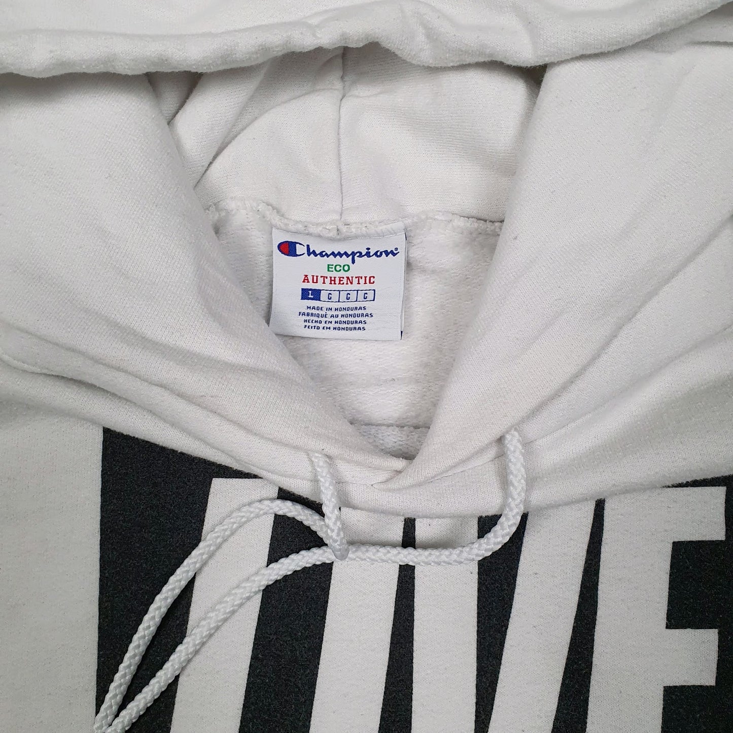 Mens White Champion Live Free Red Rocks Church Hoodie Jumper