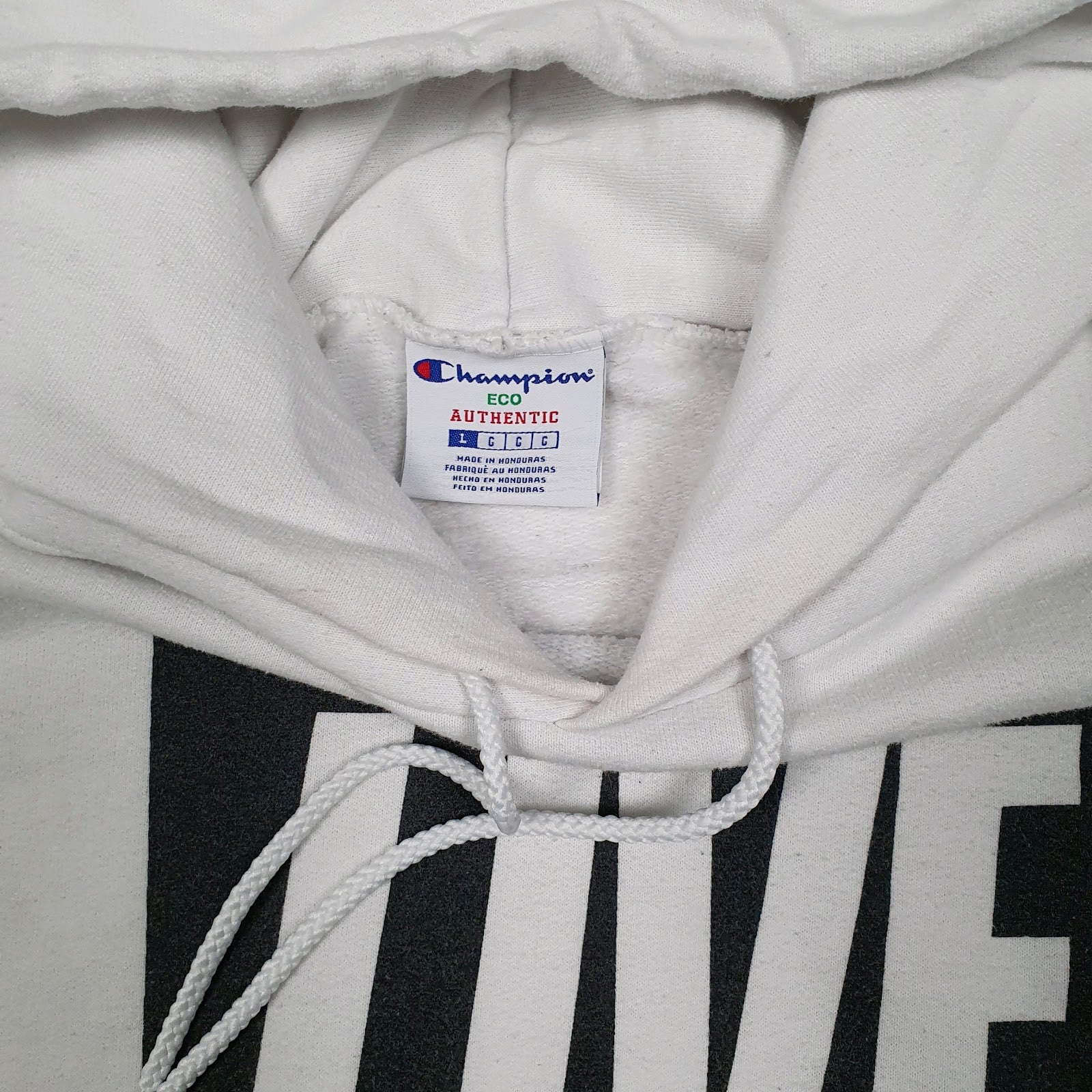 Mens White Champion Live Free Red Rocks Church Hoodie Jumper