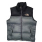 Mens Grey The North Face Nuptse Gilet Vest Bodywarmer  Coat