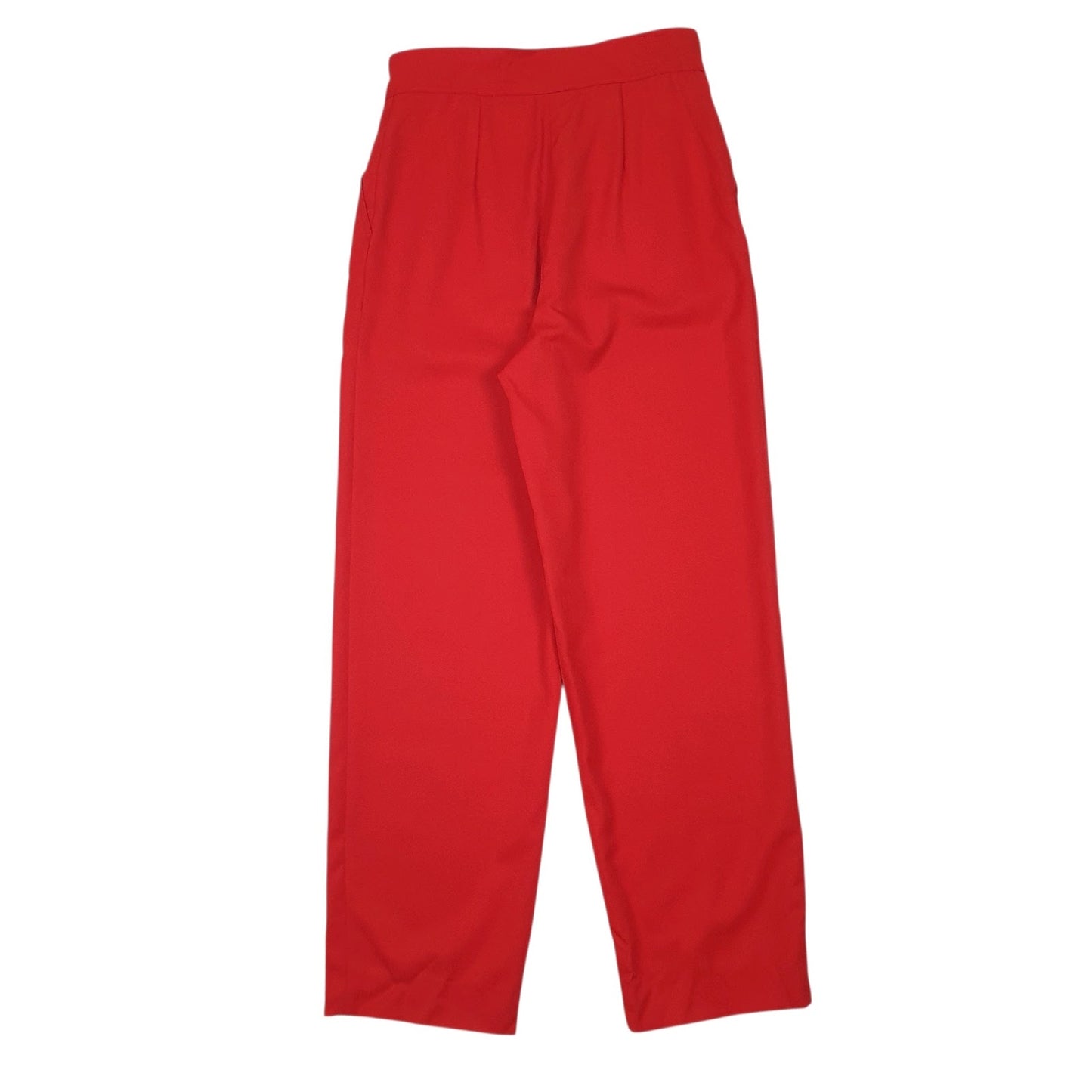Womens Red Unbranded Pleated  Trousers