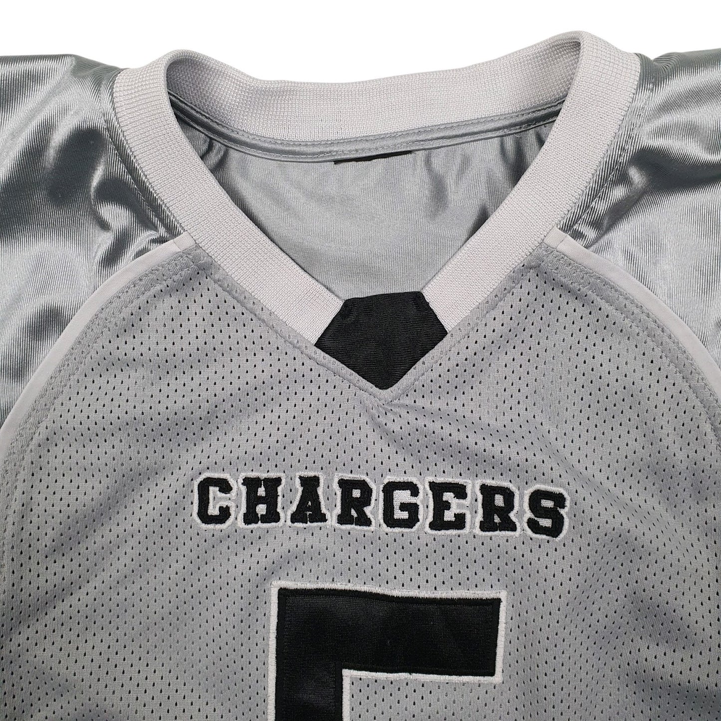 Mens Grey NFL Chargers American Football Jersey  T Shirt