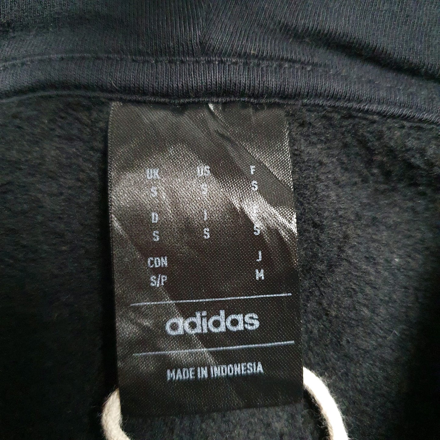 Mens Black Adidas  Hoodie Jumper