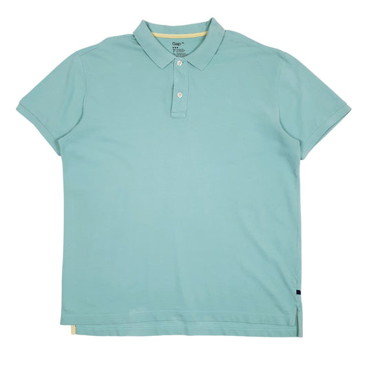 Mens Blue Gap  Short Sleeve Polo Shirt